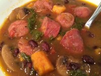 Chicken Apple Sausage and Veggie Soup