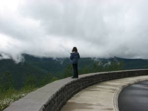 AdrienneLookingMtStHelens