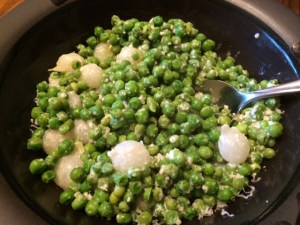 Pearl Onions and Peas