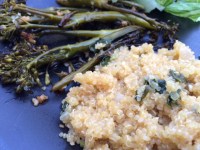 Quinoa Garlicky vegetarian