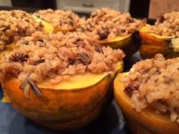 Stuffed acorn squash 2