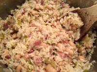 pancetta white bean rice 1