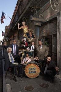 Preservation Hall Jazz Band pose for a Creole Christmas
