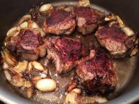 lamb loin browned